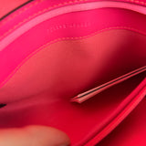 Gucci Hot Pink GG Rubber Effect Crossbody Bag
