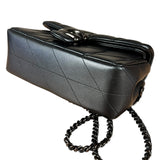 Coach Nappa Leather Black Tabby 18 Crossbody