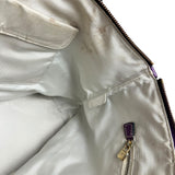 Loewe Vintage Purple Anagram Shoulder Tote