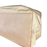Prada Beige Nylon/Leather Shoulder Bag