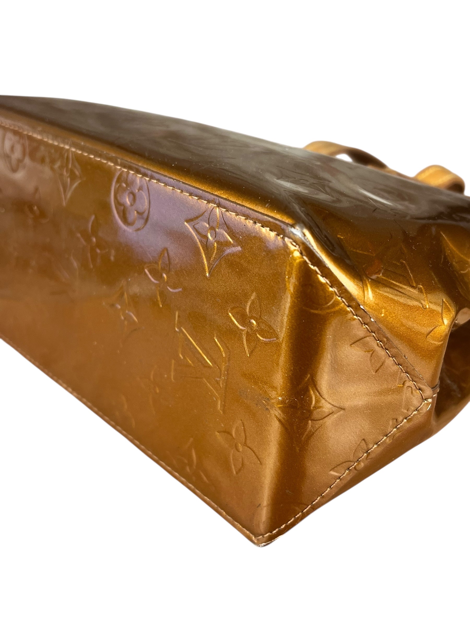 Louis Vuitton Monogram Vernis Bronze Reade PM