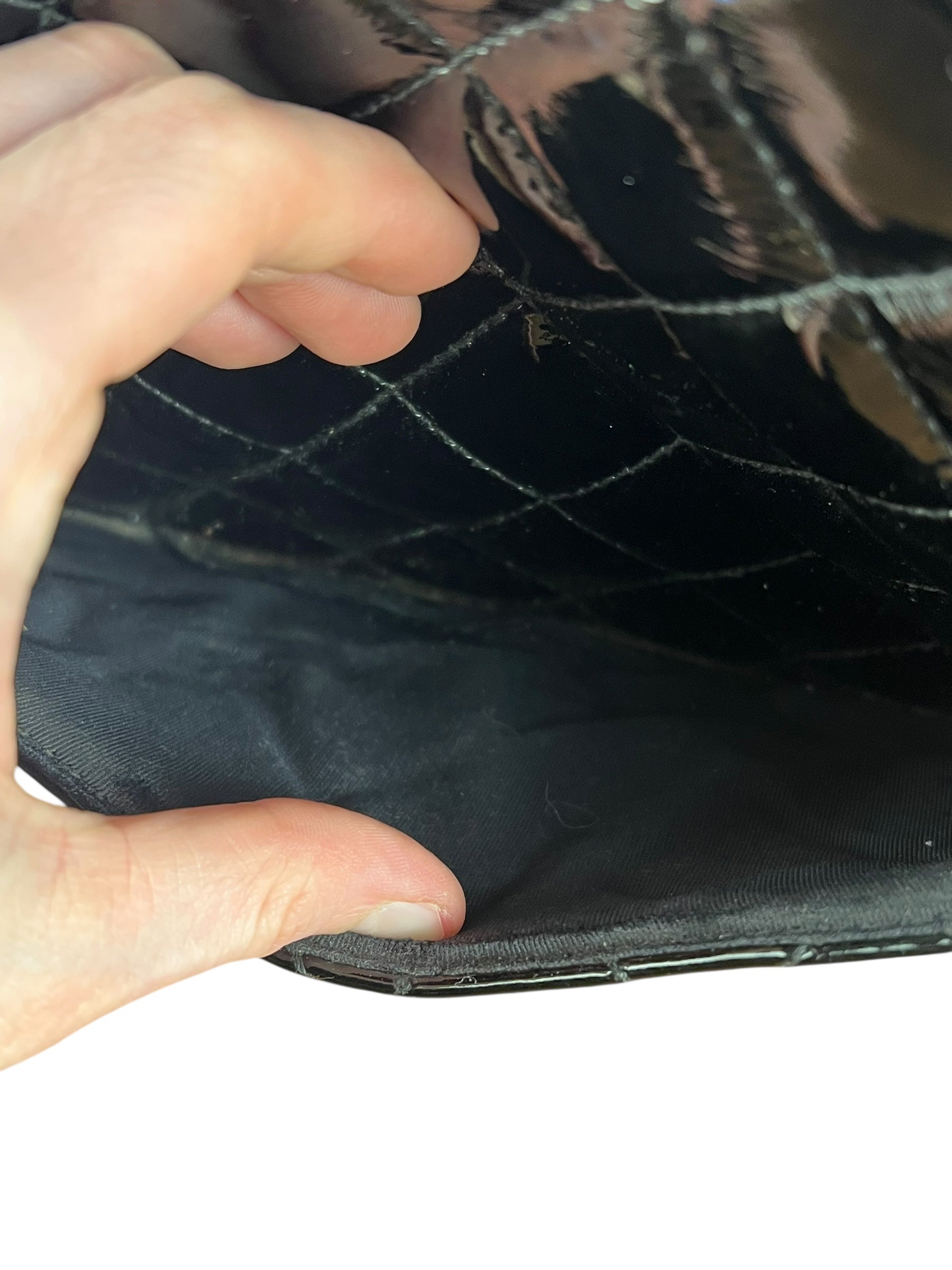 Chanel Black Patent Leather Classic Flap Bag ('08-'09)