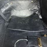 Burberry Black Pebbled Leather Shoulder Bag