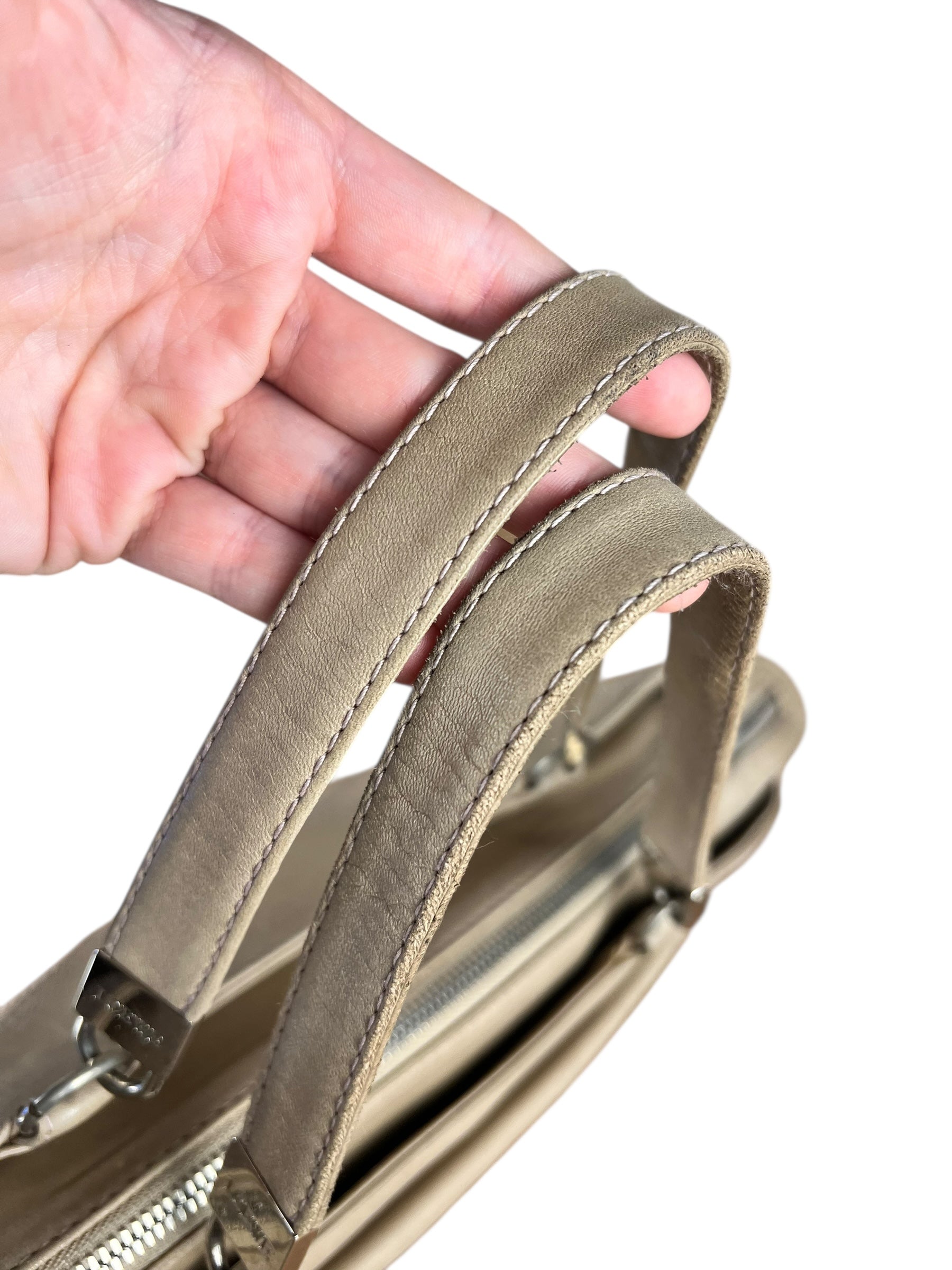 Loewe Vintage Leather Postal Handbag