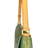 Louis Vuitton Monogram Vernis Green Thompson Shoulder Bag