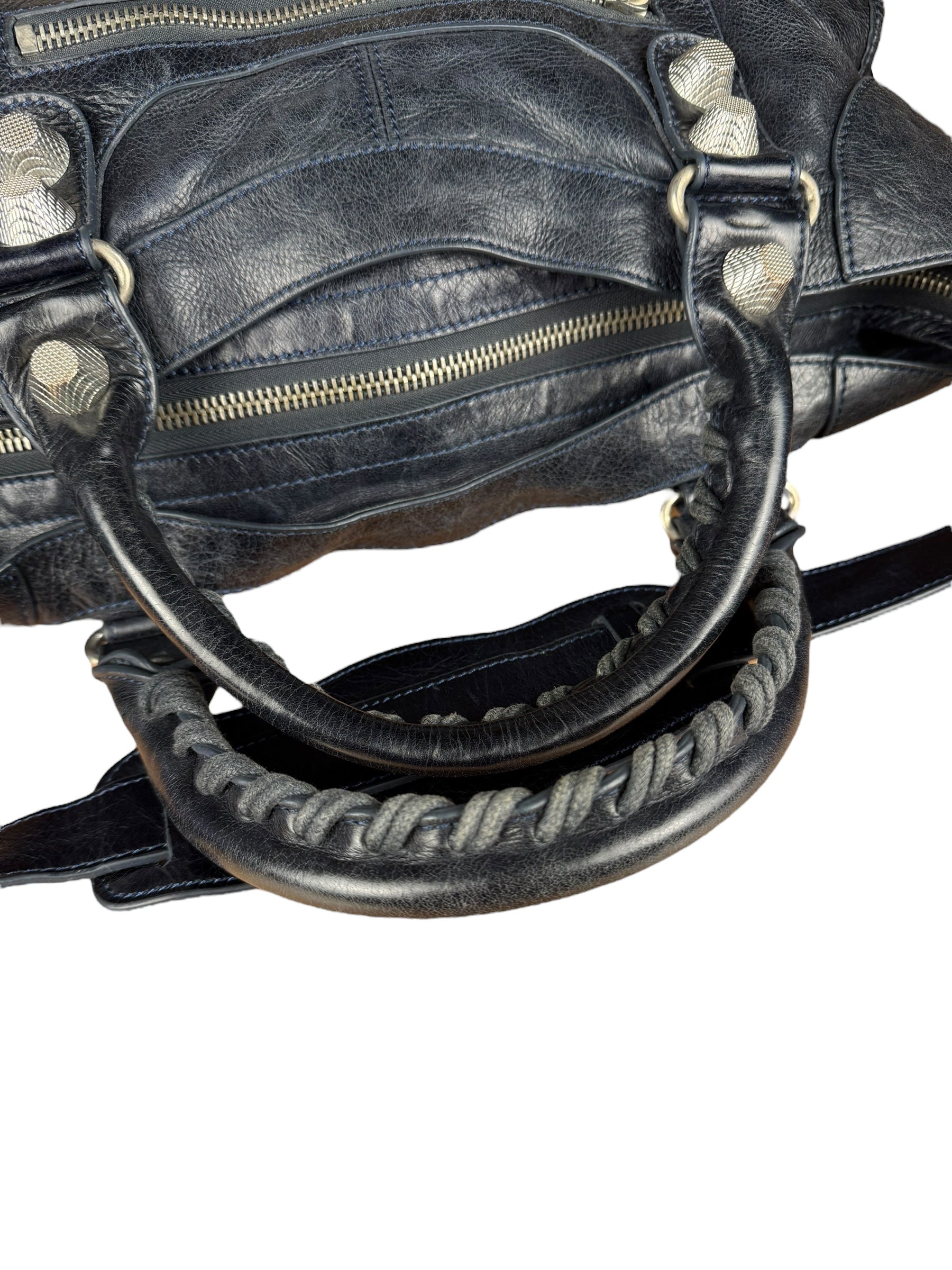 Balenciaga Navy M Le City Bag