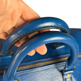 Louis Vuitton Blue Epi Keepall 55