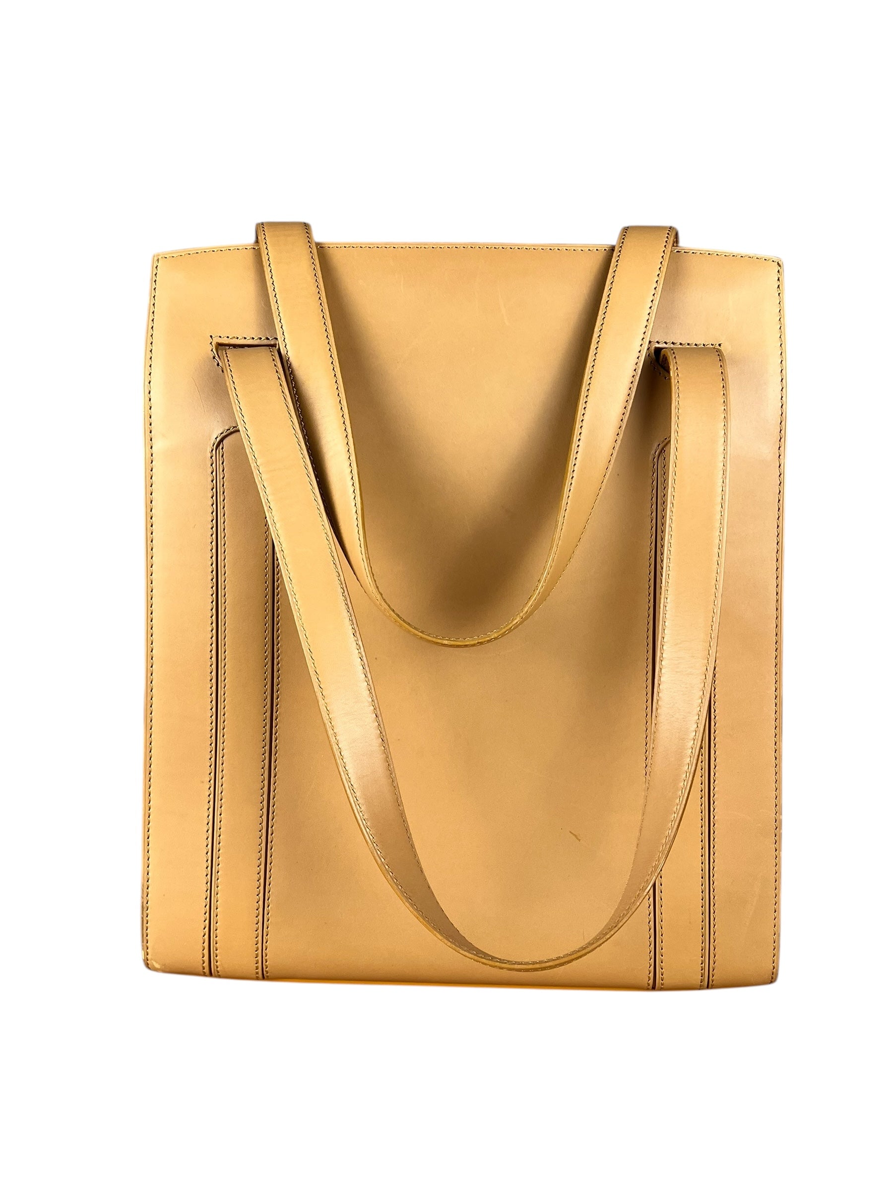 Dior Brown Leather Shoulder Tote