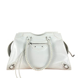 Balenciaga Grained White Neo Classic City Bag