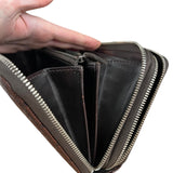 Gucci Diamante Leather Zippy Top Handle Organizer