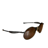 Chanel Steampunk Oval Gold Logo Sunglasses