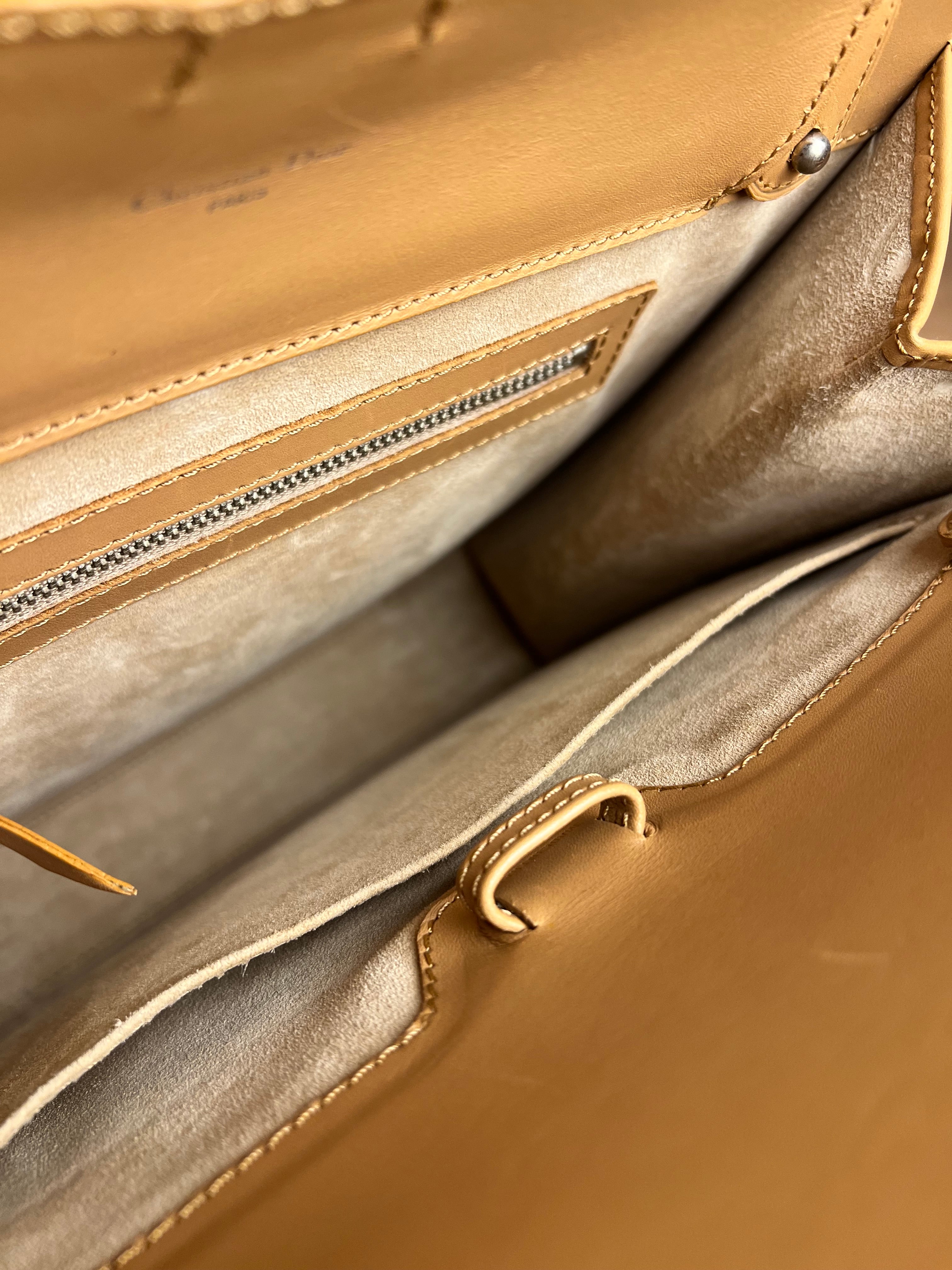 Dior Brown Leather Shoulder Tote