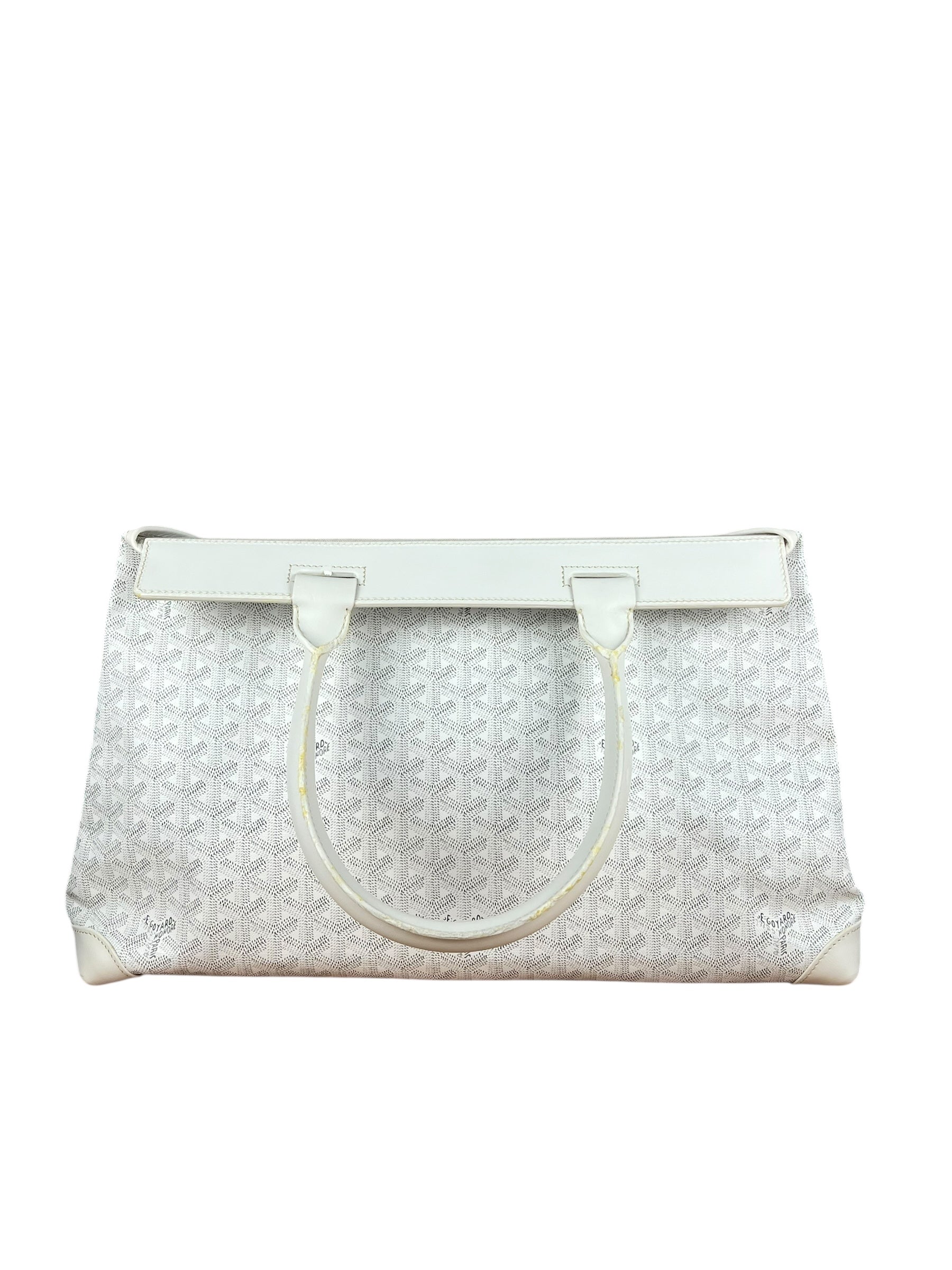 Goyard Bellechasse Goyardine MM White