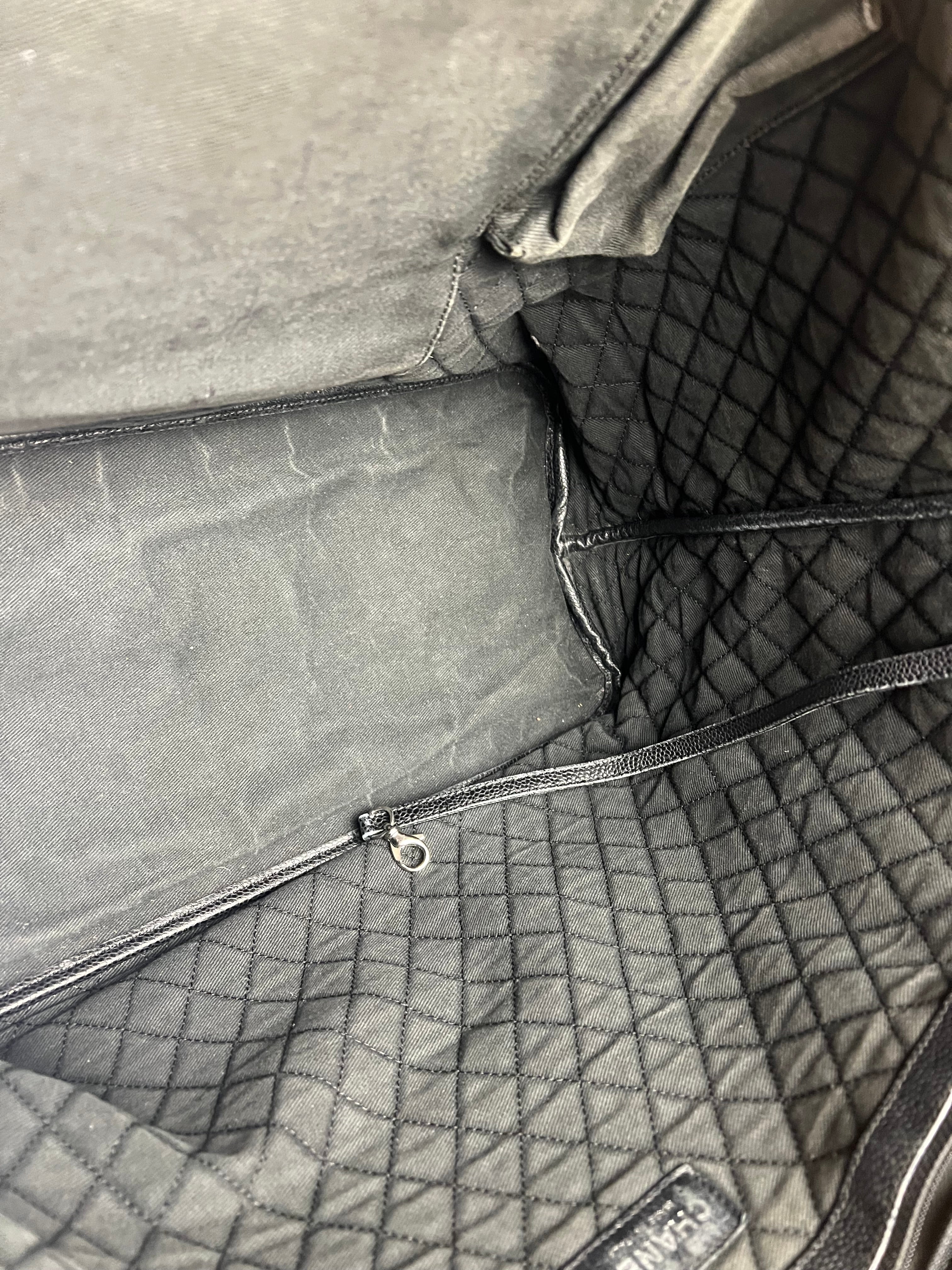 Chanel Optic Coco Chainlink Print Shoulder Tote