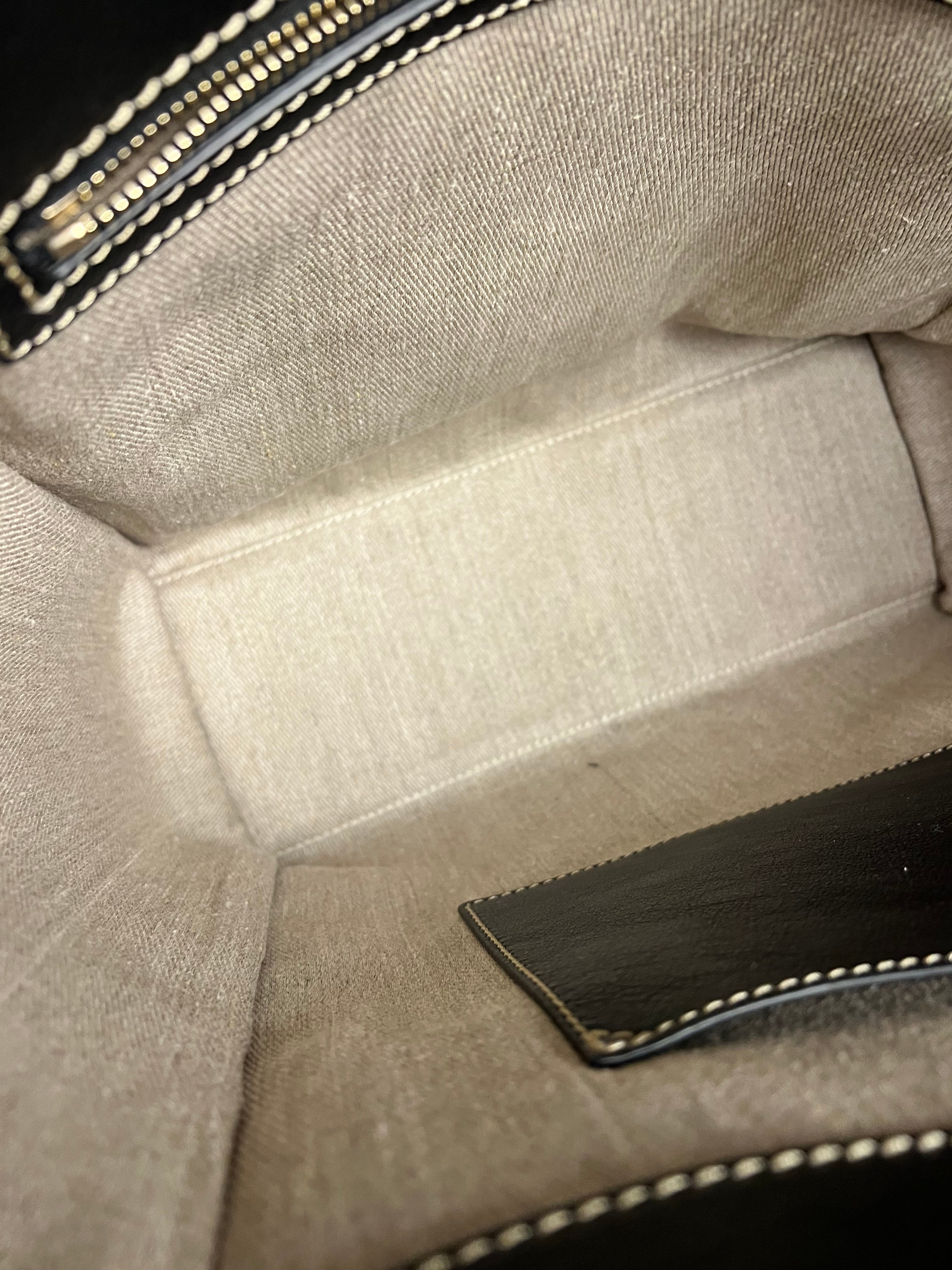 Chloe Edith Black Leather Tote Bag