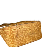 Fendi Vintage Crocodile-Embossed Leather Crossbody Bag