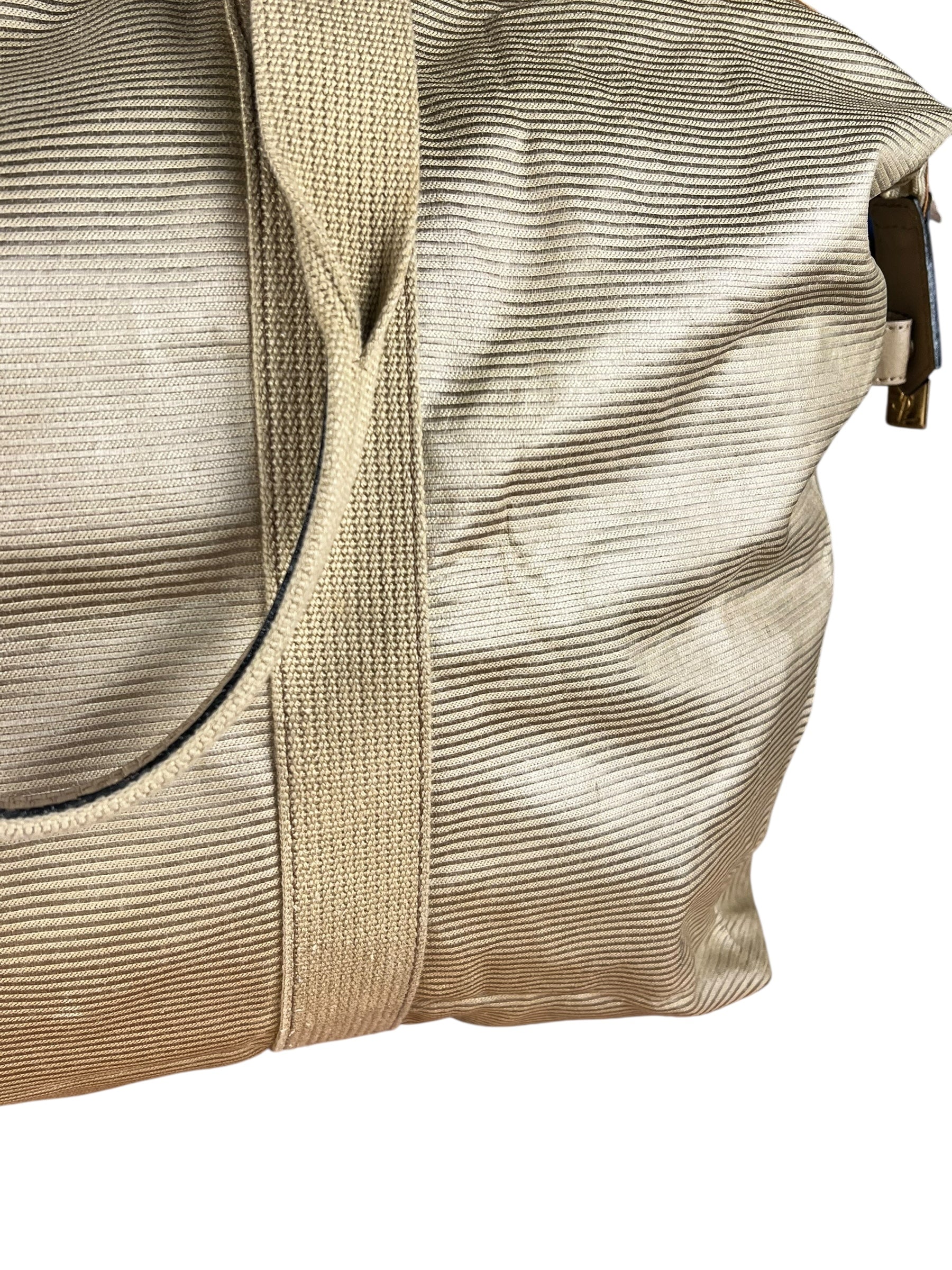 Yves Saint Laurent Vintage Duffle Bag Beige
