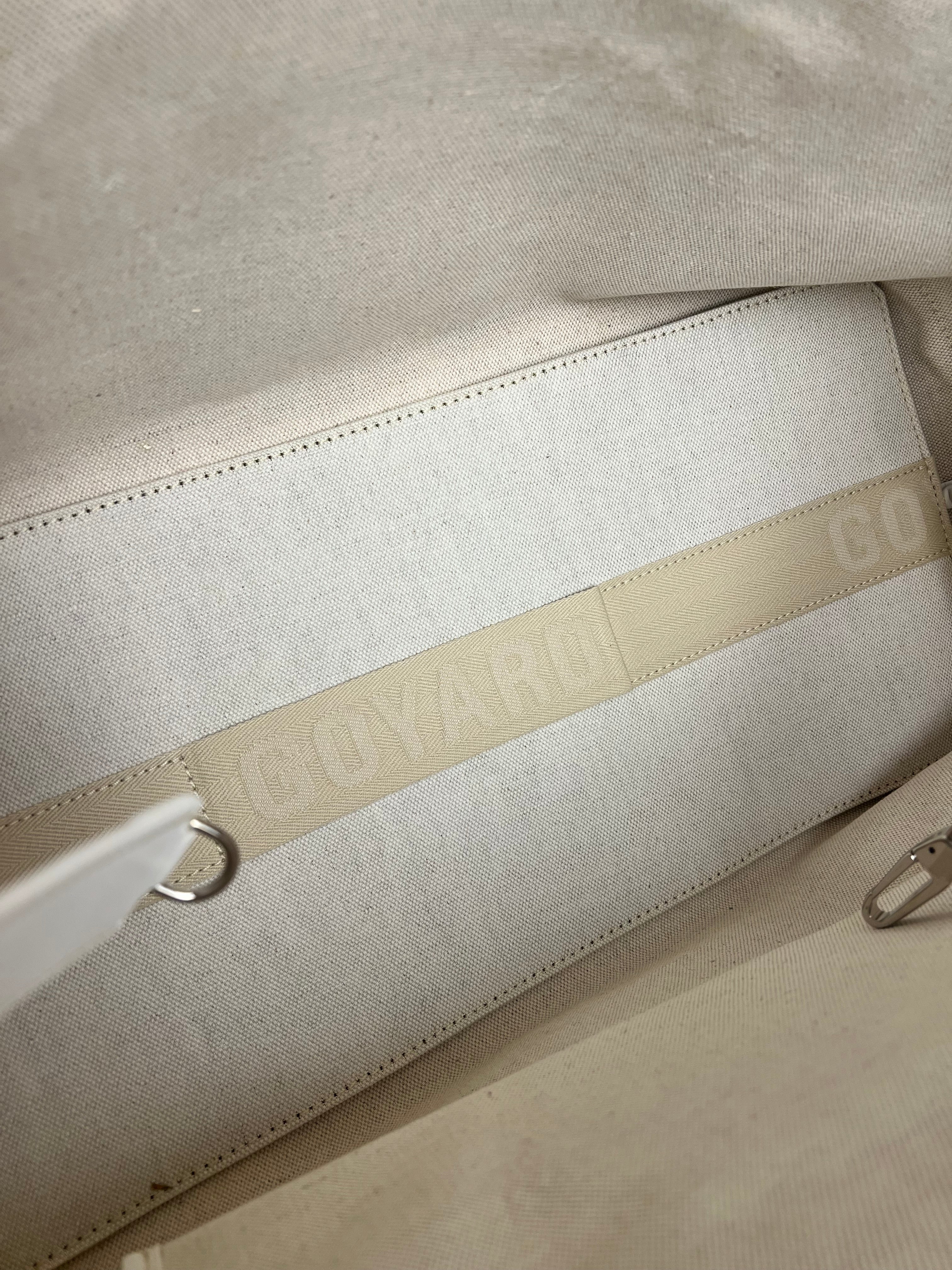 Goyard Bellechasse Goyardine MM White