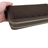 Gucci Diamante Leather Zippy Top Handle Organizer