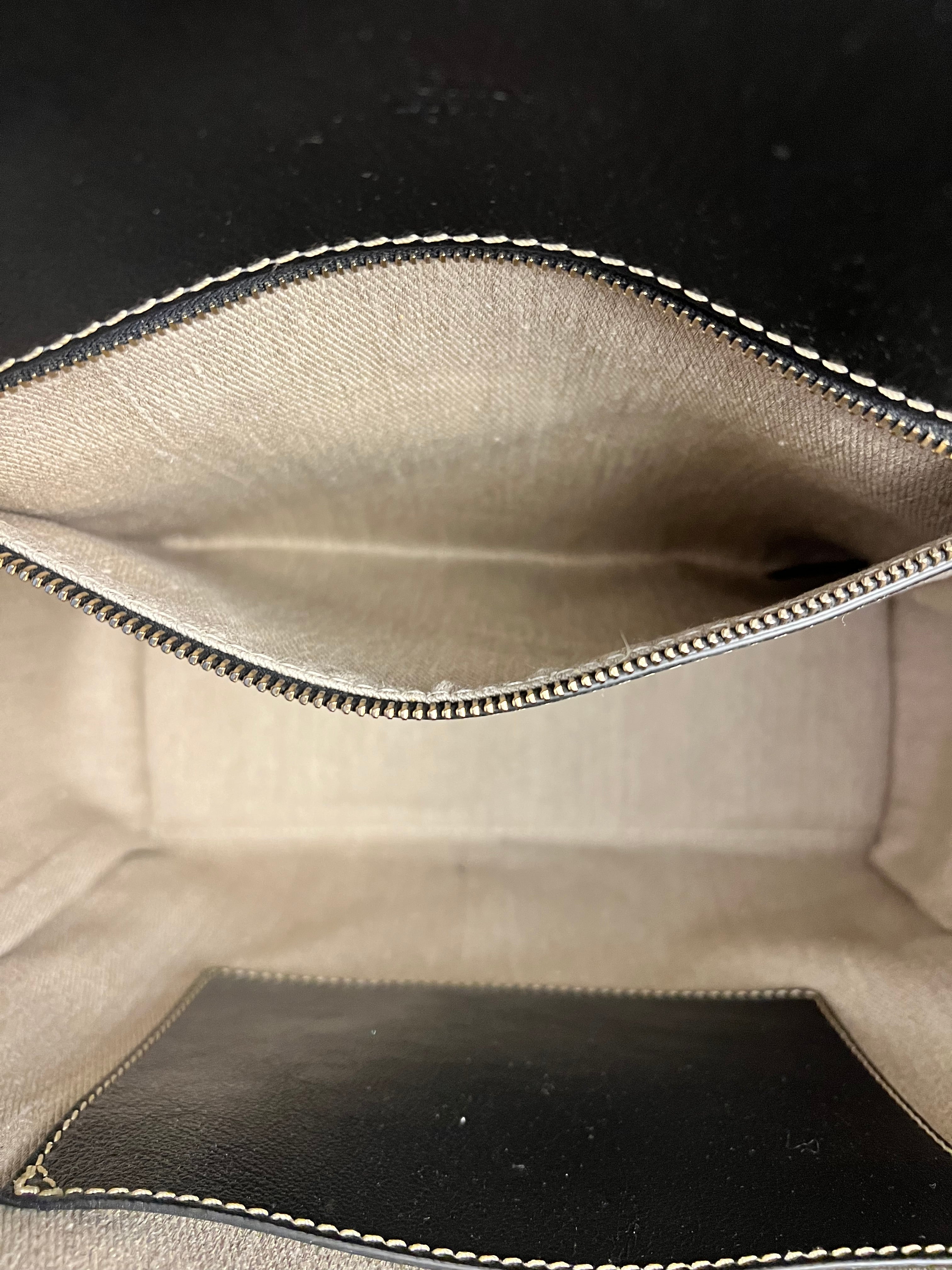 Chloe Edith Black Leather Tote Bag