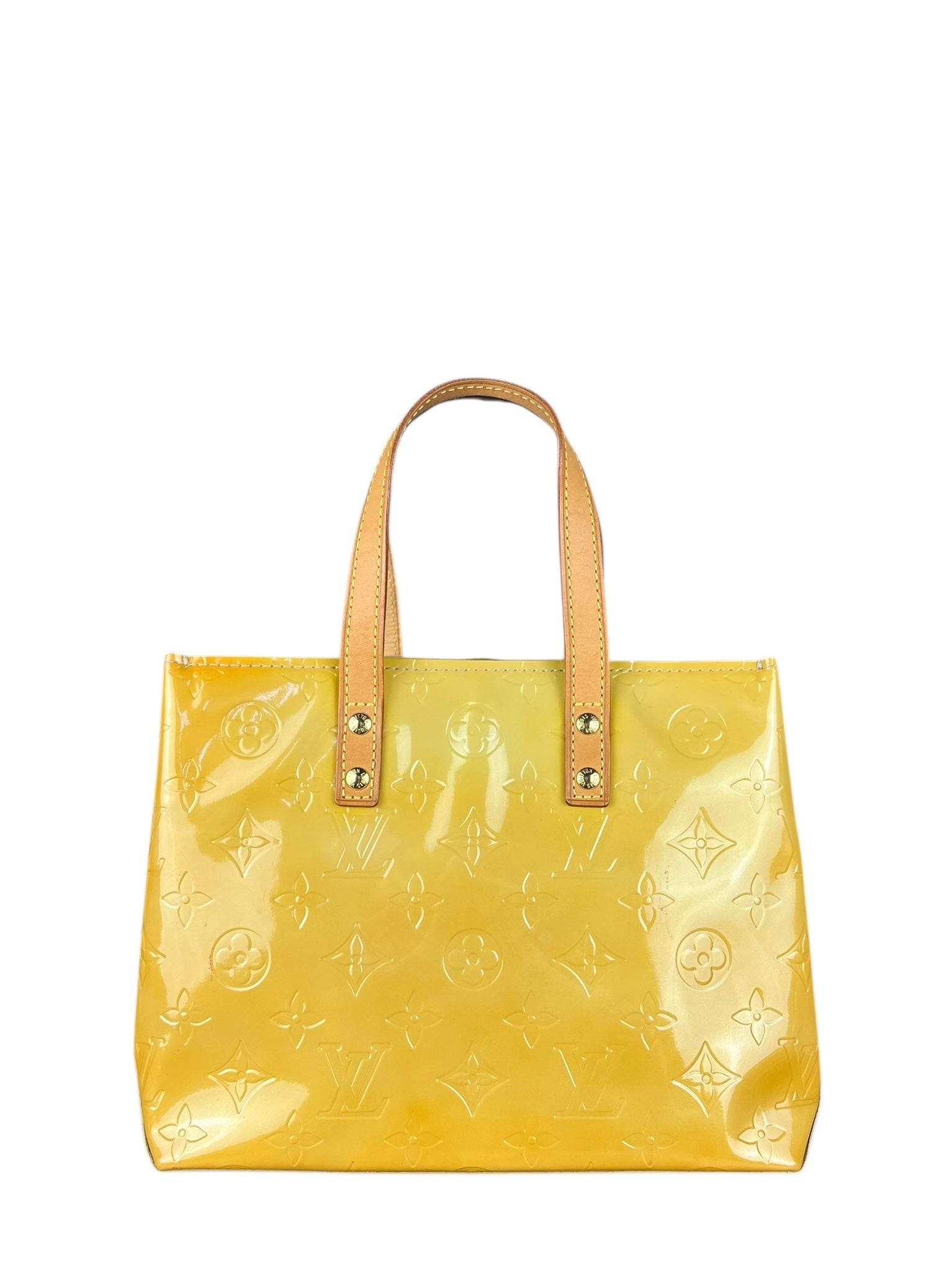 Louis Vuitton Monogram Vernis Reade PM Yellow