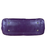 Coach Vintage Purple Leather Hobo Shoulder Bag