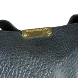 Burberry Black Pebbled Leather Shoulder Bag