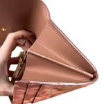 Louis Vuitton Monogram Vernis Floral Rose Long Wallet