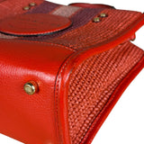 Coach Raffia Mini Tote Crossbody Bag