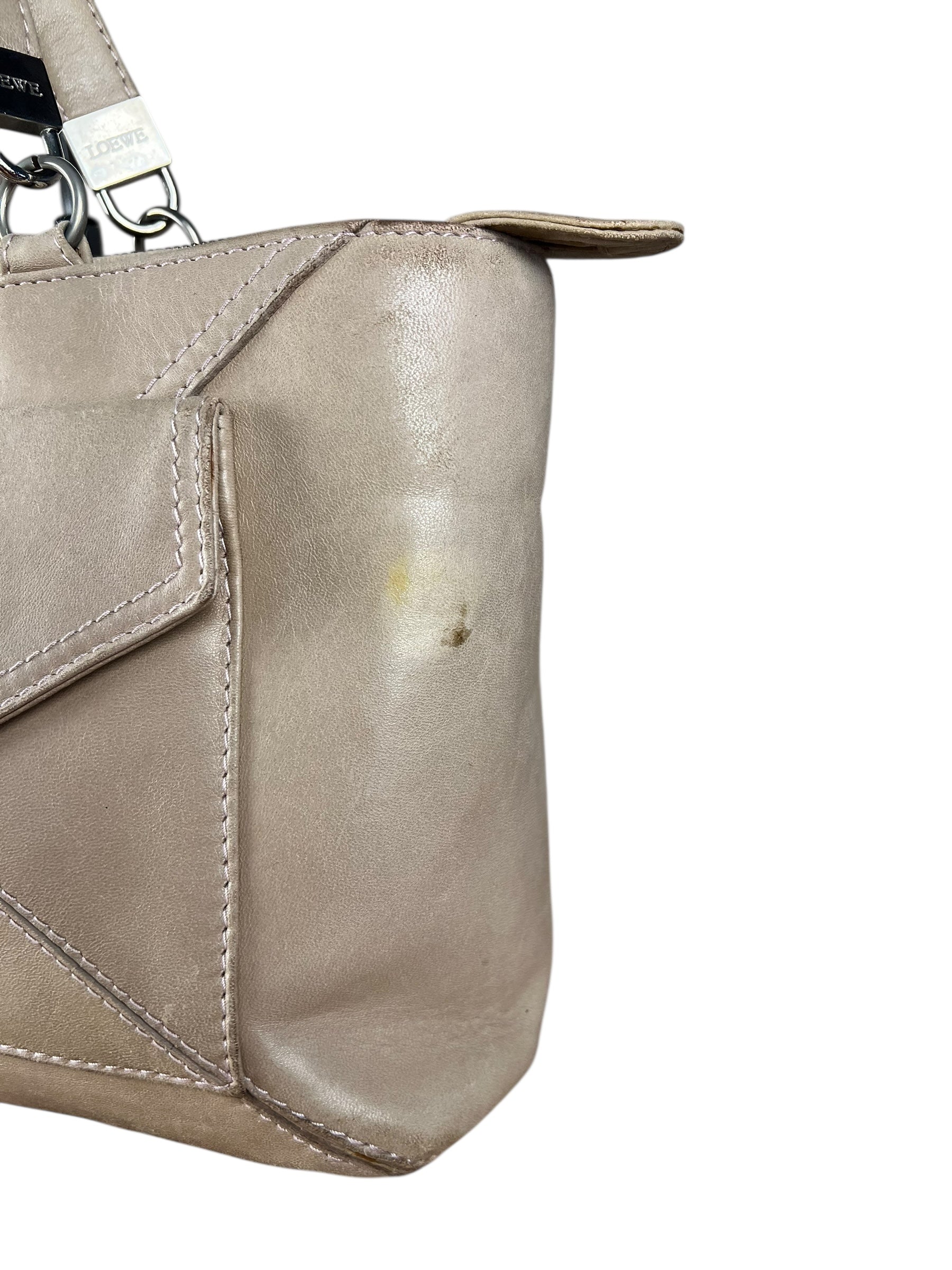 Loewe Vintage Leather Postal Handbag