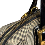 Fendi vintage Chameleon Black Patent Leather Handbag