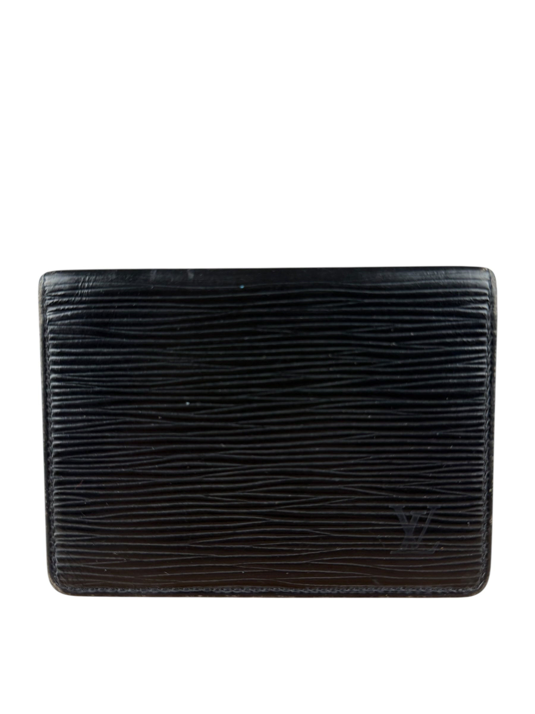 Louis Vuitton Black Epi Leather ID Holder