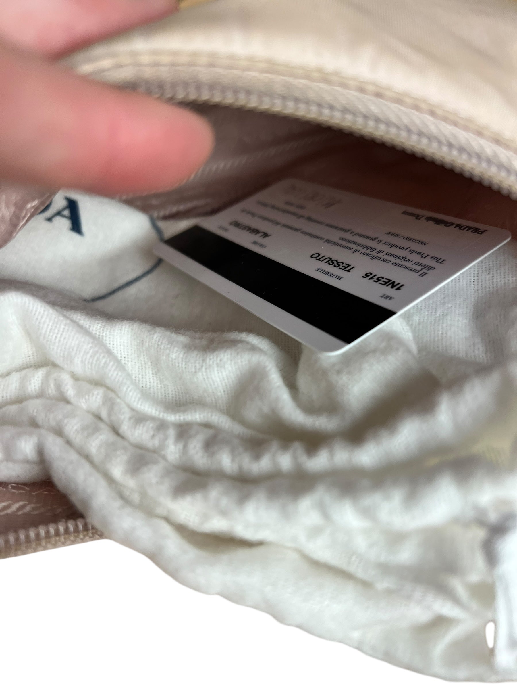 Prada Nylon Pochette Light Pink