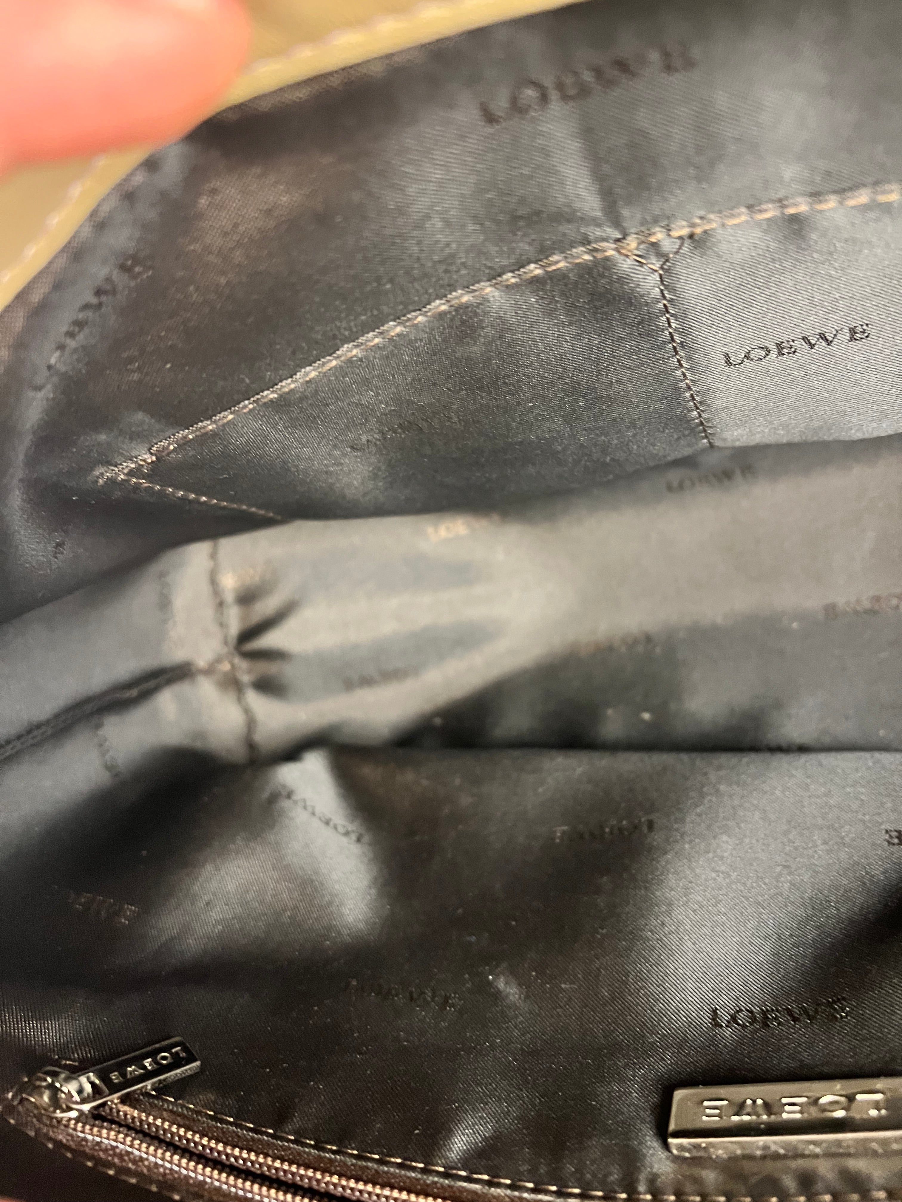 Loewe Vintage Leather Postal Handbag