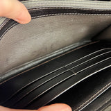Gucci Diamante Leather Zippy Top Handle Organizer