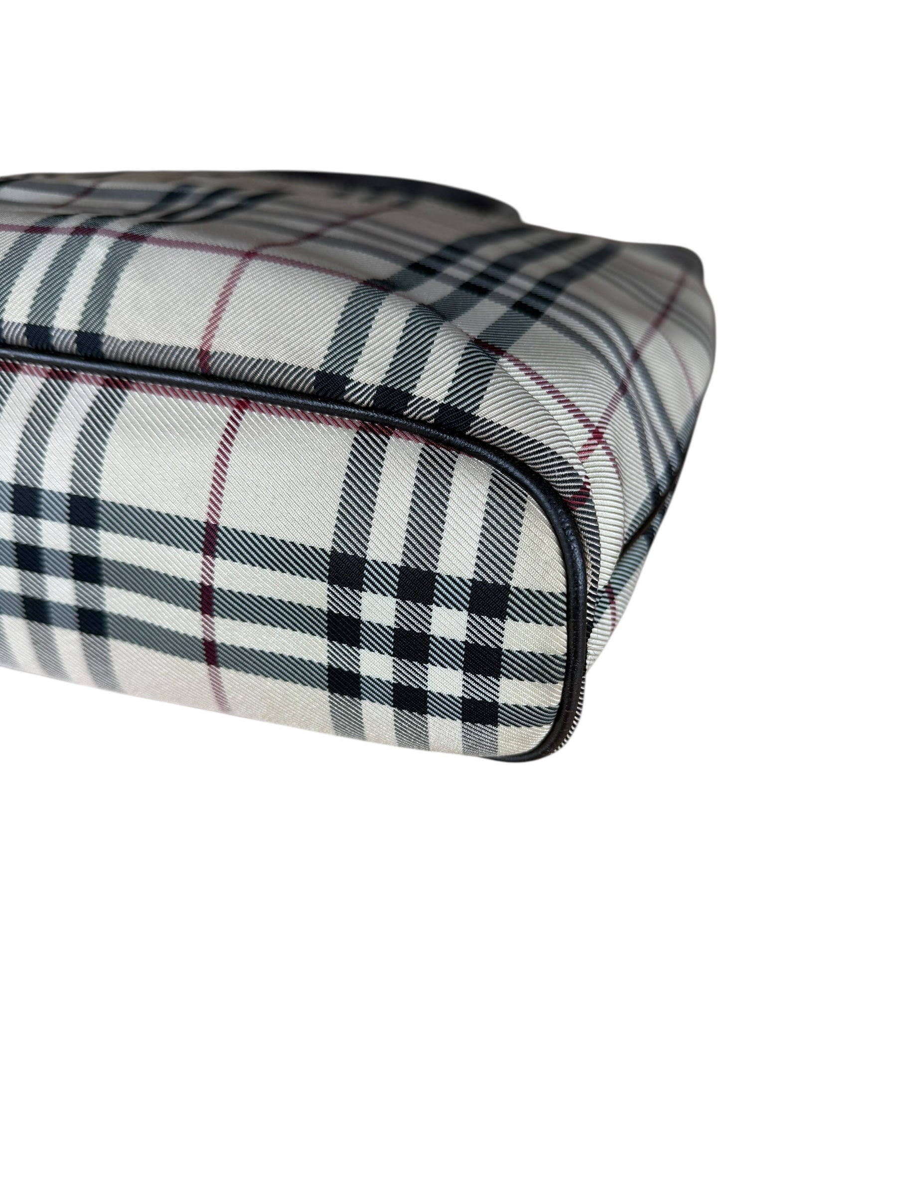 Burberry Nova Check Canvas Tote Bag