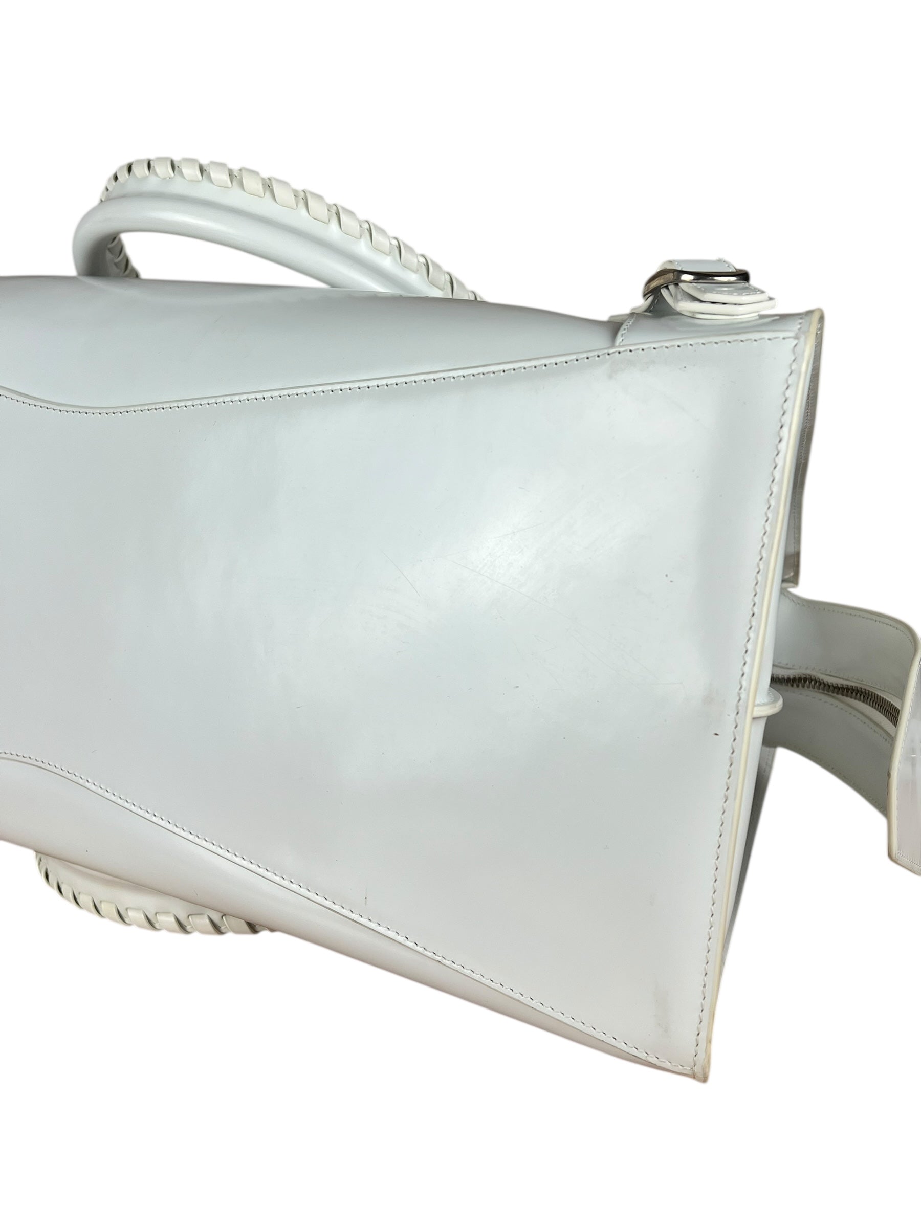 Balenciaga Grained White Neo Classic City Bag