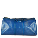 Louis Vuitton Blue Epi Keepall 55
