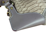 Fendi Lavender Python & Suede Pochette