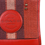 Coach Raffia Mini Tote Crossbody Bag