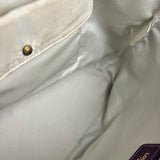Loewe Vintage Purple Anagram Shoulder Tote