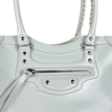 Balenciaga Grained White Neo Classic City Bag