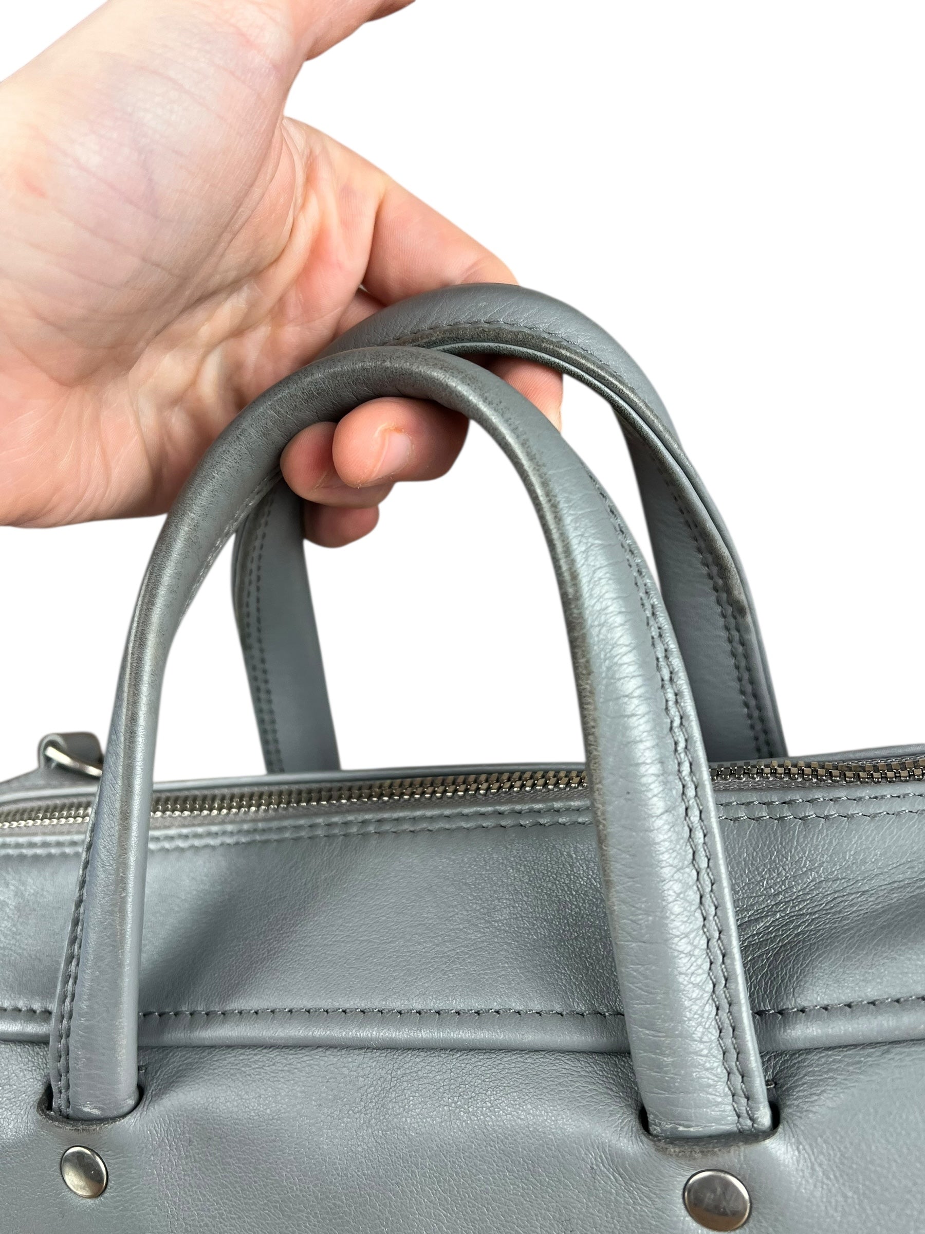Balenciaga Small Grey Triangle Bag