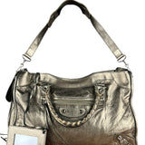 Balenciaga Gold Metallic M Le City Bag