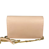 Saint Laurent Smooth Calfskin Monogram Kate Tassel Chain Pink
