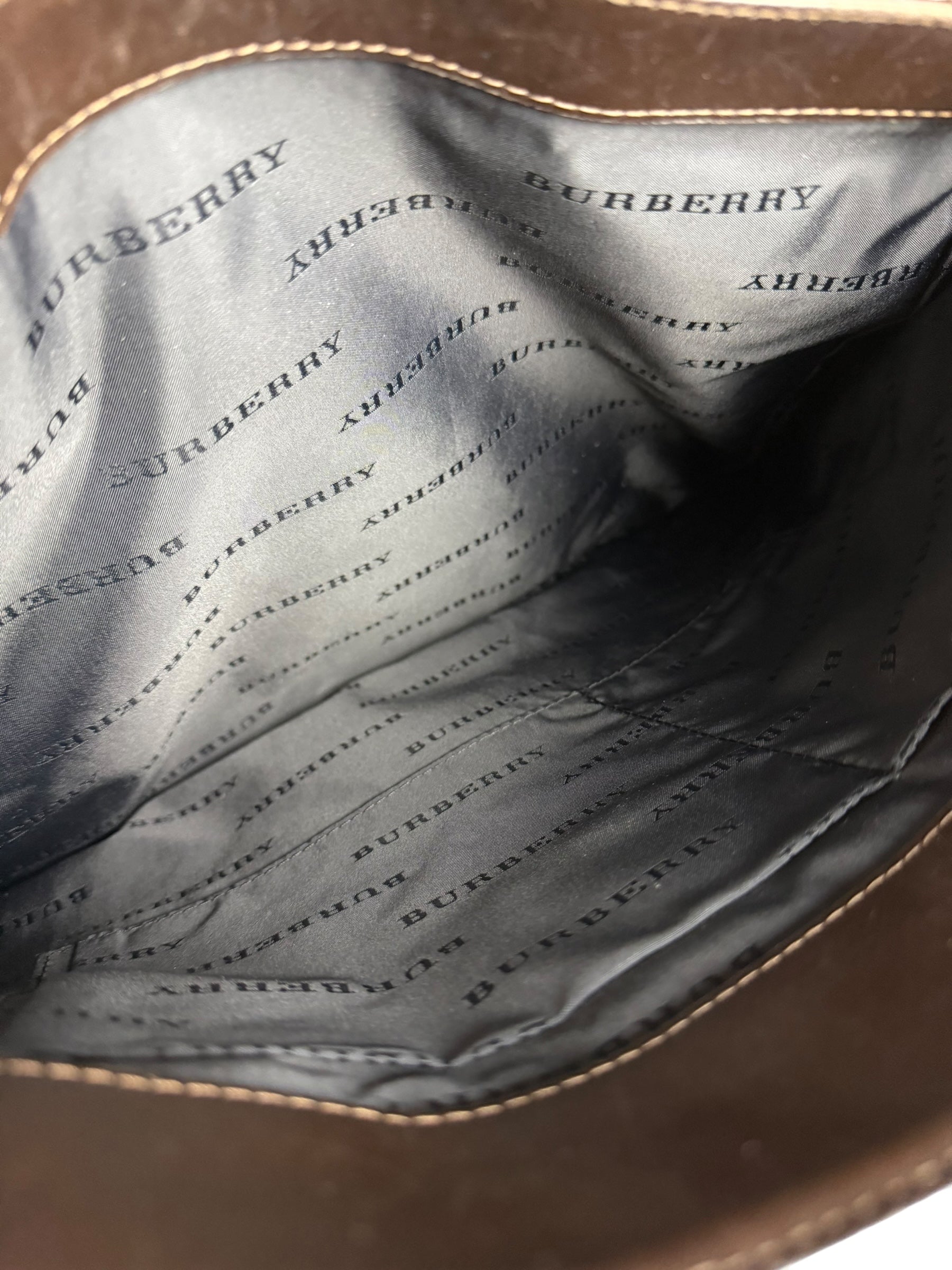 Burberry Nova Check Canvas Tote Bag