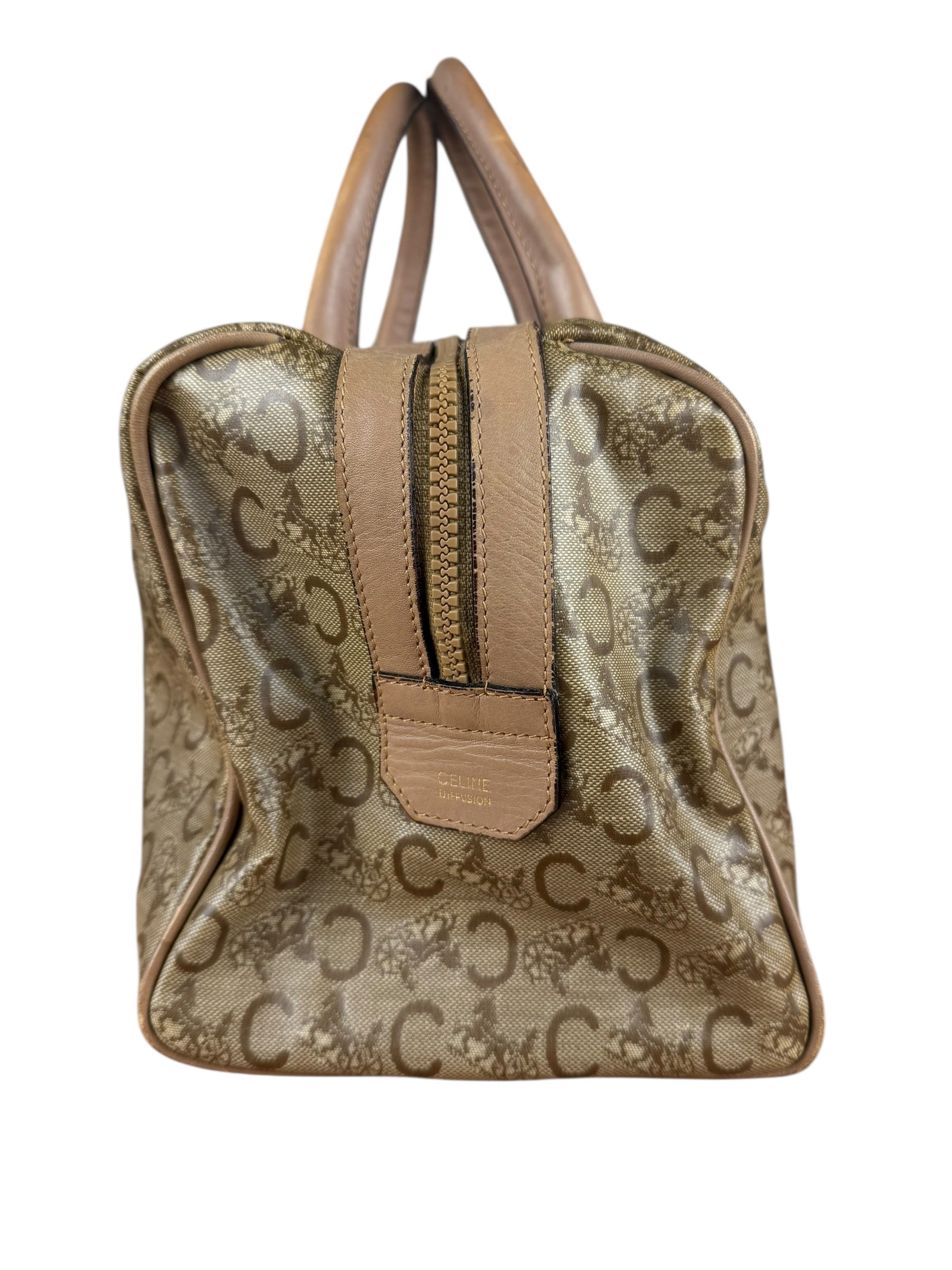 Celine PVC Beige Boston Bag