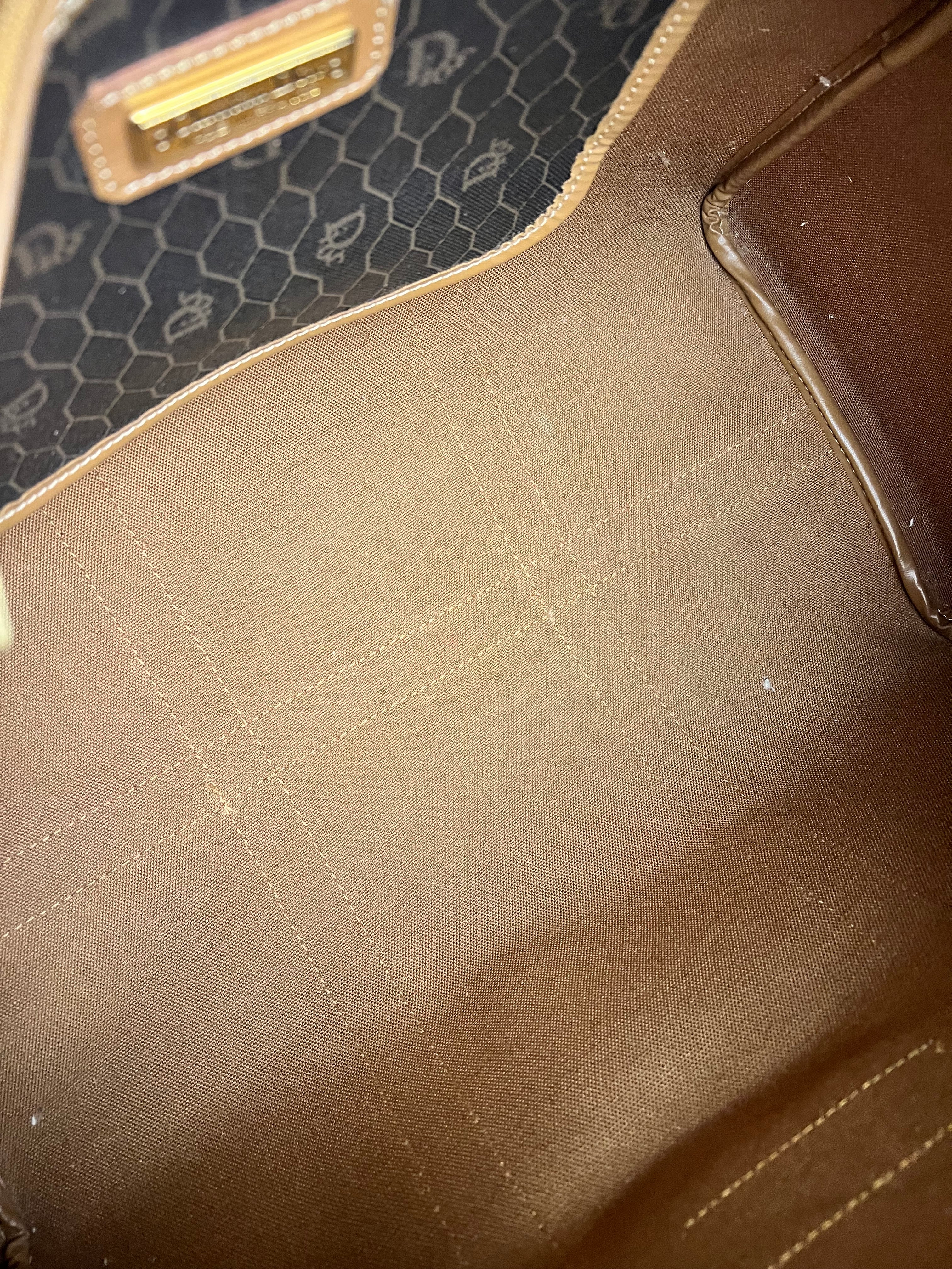 Dior Honeycomb Boston Bag Black