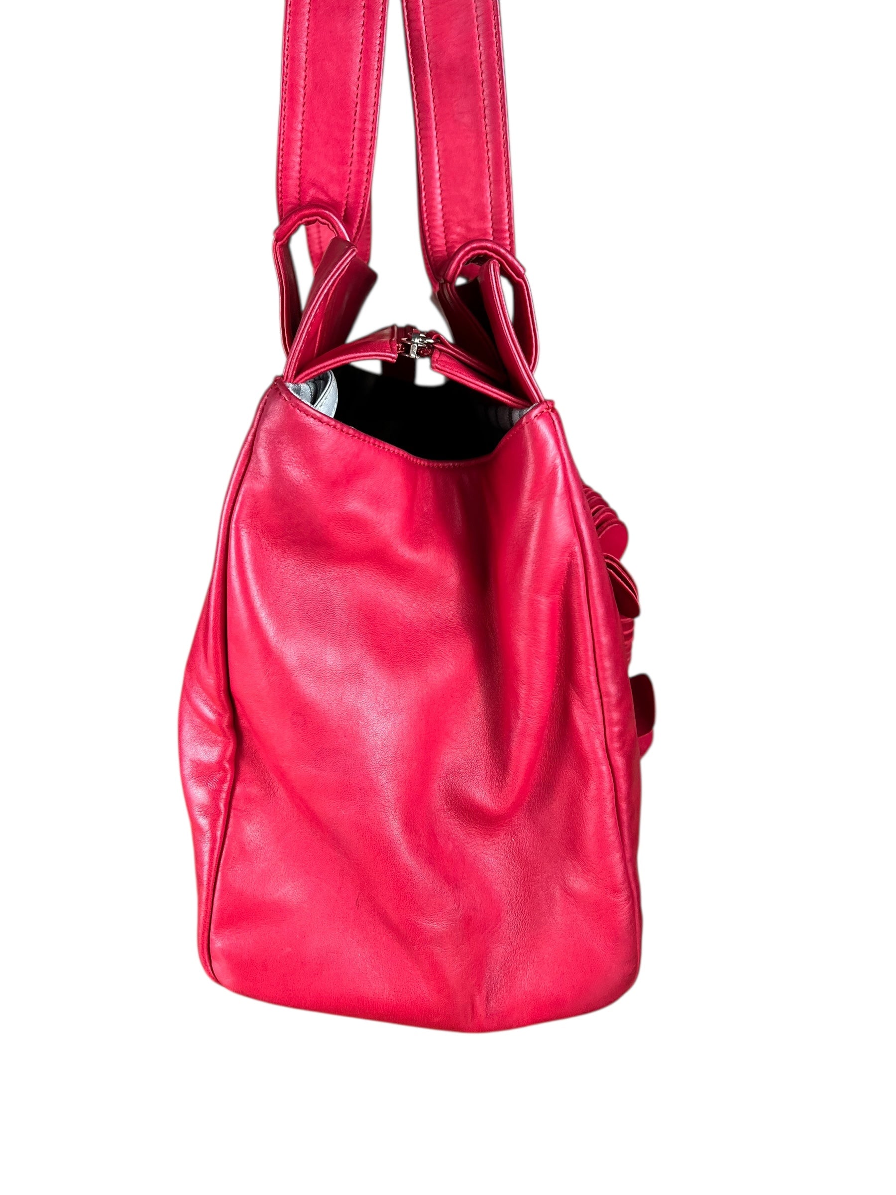Chanel Lambskin CC Disc Bonbon Shoulder Tote