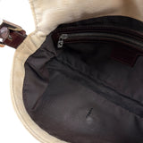 Fendi FF Canvas Baguette